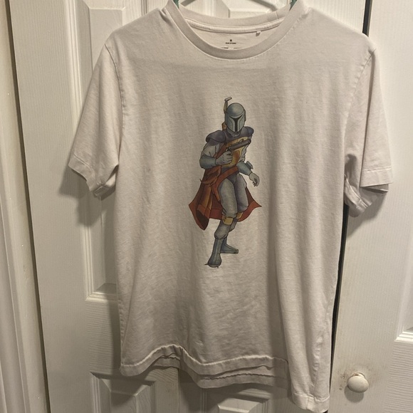 Uniqlo UT T-shirt M size Jun Takahashi Star Wars Mandalorian F/S Japan Import - Picture 2 of 6